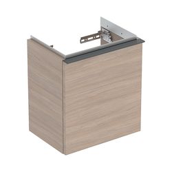 Geberit iCon Unterschrank für Handwaschbecken, 1 Tür 38x41,5cm, Tür links, Eiche, Me... GEBERIT-502301JH1 4025410942210 (Abb. 1)