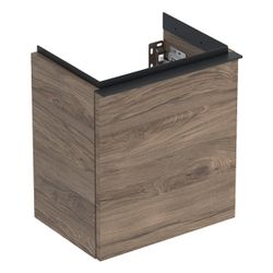 Geberit iCon Unterschrank für Handwaschbecken 1 Tür 38x415cm Tür rechts Nussbaum hic... GEBERIT-502300JR1 4025410942203 (Abb. 1)