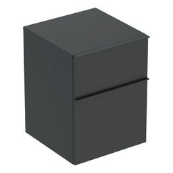 Geberit iCon Seitenschrank mit zwei Schubladen H 60cm, Lava lackiert matt/Lava pulve... GEBERIT-502315JK1 4025410942784 (Abb. 1)