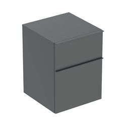 Geberit iCon Seitenschrank mit zwei Schubladen H 60cm, Lava lackiert matt/Lava pulve... GEBERIT-502315JK1 4025410942784 (Abb. 1)