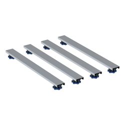 Geberit Set Füße und 4 Traversen, für Duschwannen aus Steinharz, ab 140cm 80x6,2–12c... GEBERIT-554962001 4025410750266 (Abb. 1)