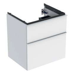 Geberit iCon Unterschrank für Waschtisch, 2 Schubladen Waschtisch 60cm, Weiß lackier... GEBERIT-502303011 4025410941220 (Abb. 1)