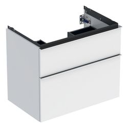 Geberit iCon Unterschrank für Waschtisch, 2 Schubladen Waschtisch 75cm, Weiß, lackie... GEBERIT-502304012 4025410941268 (Abb. 1)
