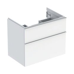 Geberit iCon Unterschrank für Waschtisch, 2 Schubladen Waschtisch 75cm, Weiß, lackie... GEBERIT-502304012 4025410941268 (Abb. 1)