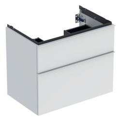 Geberit iCon Unterschrank für Waschtisch, 2 Schubladen Waschtisch 75cm, Weiß, lackie... GEBERIT-502304013 4025410941275 (Abb. 1)