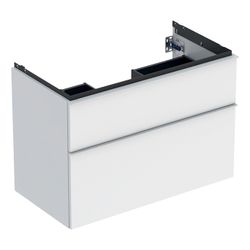 Geberit iCon Unterschrank für Waschtisch, 2 Schubladen Waschtisch 90cm, Weiß lackier... GEBERIT-502305011 4025410941282 (Abb. 1)