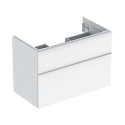 Geberit iCon Unterschrank für Waschtisch, 2 Schubladen Waschtisch 90cm, Weiß lackier... GEBERIT-502305011 4025410941282 (Abb. 1)