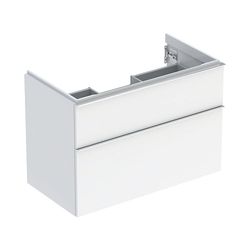 Geberit iCon Unterschrank für Waschtisch, 2 Schubladen Waschtisch 90cm, Weiß, lackie... GEBERIT-502305012 4025410941299 (Abb. 1)