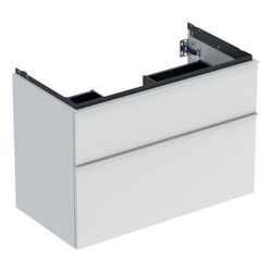 Geberit iCon Unterschrank für Waschtisch, 2 Schubladen Waschtisch 90cm, Weiß, lackie... GEBERIT-502305013 4025410941305 (Abb. 1)