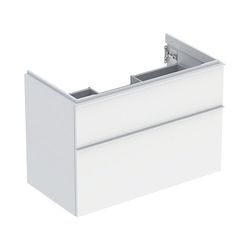 Geberit iCon Unterschrank für Waschtisch, 2 Schubladen Waschtisch 90cm, Weiß, lackie... GEBERIT-502305013 4025410941305 (Abb. 1)