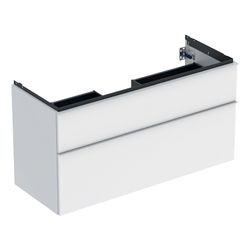 Geberit iCon Unterschrank für Waschtisch, 2 Schubladen Waschtisch 120cm, Weiß lackie... GEBERIT-502306011 4025410941312 (Abb. 1)