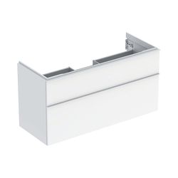 Geberit iCon Unterschrank für Waschtisch, 2 Schubladen Waschtisch 120cm, Weiß lackie... GEBERIT-502306011 4025410941312 (Abb. 1)