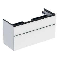 Geberit iCon Unterschrank für Waschtisch, 2 Schubladen Waschtisch 120cm, Weiß, lacki... GEBERIT-502306012 4025410941329 (Abb. 1)