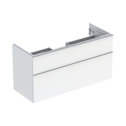 Geberit iCon Unterschrank für Waschtisch, 2 Schubladen Waschtisch 120cm, Weiß, lacki... GEBERIT-502306012 4025410941329 (Abb. 1)