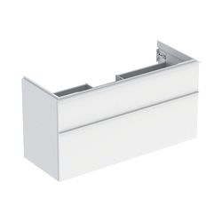 Geberit iCon Unterschrank für Waschtisch, 2 Schubladen Waschtisch 120cm, Weiß, lacki... GEBERIT-502306013 4025410941336 (Abb. 1)