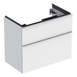 Geberit iCon Unterschrank für WT 2 Schubladen verkürzte Ausladung WT 75cm Weiß lacki... GEBERIT-502308011 4025410941374 (Abb. 1)
