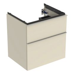 Geberit iCon Unterschrank für Waschtisch 2 Schubladen Waschtisch 60cm Sandgrau lacki... GEBERIT-502303JL1 4025410942319 (Abb. 1)