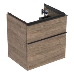 Geberit iCon Unterschrank für Waschtisch 2 Schubladen Waschtisch 60cm, Nussbaum hick... GEBERIT-502303JR1 4025410942326 (Abb. 1)
