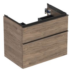 Geberit iCon Unterschrank für Waschtisch 2 Schubladen Waschtisch 75cm, Nussbaum hick... GEBERIT-502304JR1 4025410942364 (Abb. 1)