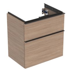Geberit iCon Unterschrank für WT 2 Schubladen verkürzte Ausladung WT 60cm Eiche Mela... GEBERIT-502307JH1 4025410942456 (Abb. 1)