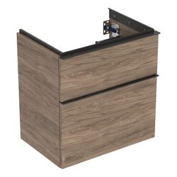 Geberit iCon Unterschrank für WT 2 Schubladen verkürzte Ausladung WT 60cm, Nussbaum ... GEBERIT-502307JR1 4025410942487 (Abb. 1)