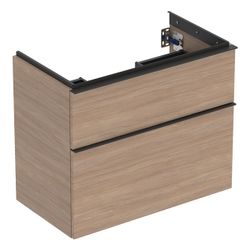 Geberit iCon Unterschrank für WT 2 Schubladen verkürzte Ausladung WT 75cm Eiche Mela... GEBERIT-502308JH1 4025410942494 (Abb. 1)