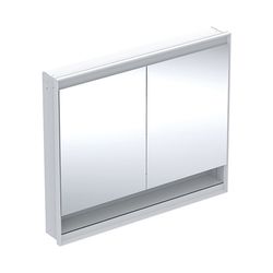 Geberit ONE Spiegelschrank mit Nische und ComfortLight, 2 Türen, UP-Montage, H 90cm ... GEBERIT-505824002 4025410935403 (Abb. 1)