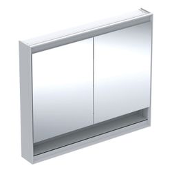 Geberit ONE Spiegelschrank mit Nische und ComfortLight, 2 Türen, AP-Montage, H 90cm ... GEBERIT-505834002 4025410935601 (Abb. 1)
