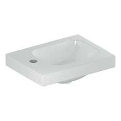 Geberit iCon Light Handwaschbecken 38x13x28cm, Weiß, KeraTect, Hahnloch links, ohne ... GEBERIT-501831002 4025410894465 (Abb. 1)