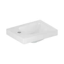 Geberit iCon Light Handwaschbecken 38x13x28cm, Weiß, KeraTect, Hahnloch links, ohne ... GEBERIT-501831002 4025410894465 (Abb. 1)