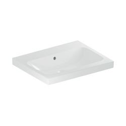 Geberit iCon Light Waschtisch, Breite 60cm, Tiefe 48cm, ohne Hahnloch, Überlauf sich... GEBERIT-501834003 4025410894595 (Abb. 1)