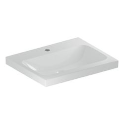 Geberit iCon Light Waschtisch, Breite 60cm, Tiefe 48cm, Hahnloch mittig, ohne Überla... GEBERIT-501834005 4025410894618 (Abb. 1)
