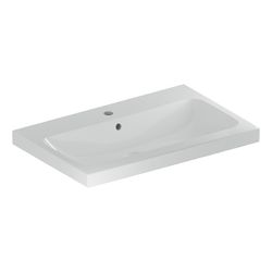 Geberit iCon Light Waschtisch, Breite 75cm, Tiefe 48cm, Hahnloch mittig, Überlauf si... GEBERIT-501835002 4025410894663 (Abb. 1)