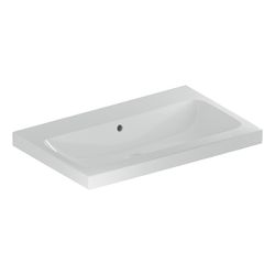 Geberit iCon Light Waschtisch, Breite 75cm, Tiefe 48cm, ohne Hahnloch, Überlauf sich... GEBERIT-501835003 4025410894670 (Abb. 1)