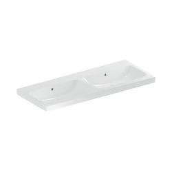 Geberit iCon Light Doppelwaschtisch, Breite 120cm, Tiefe 48cm, ohne Hahnloch, Überla... GEBERIT-501838003 4025410894915 (Abb. 1)
