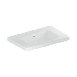 Geberit iCon Light Waschtisch mit Ablagefläche, Breite 75cm, Tiefe 48cm, ohne Hahnlo... GEBERIT-501839003 4025410894991 (Abb. 1)