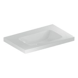 Geberit iCon Light Waschtisch mit Ablagefläche, Breite 75cm, Tiefe 48cm, ohne Hahnlo... GEBERIT-501839007 4025410895035 (Abb. 1)