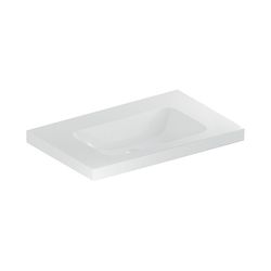 Geberit iCon Light Waschtisch mit Ablagefläche, Breite 75cm, Tiefe 48cm, ohne Hahnlo... GEBERIT-501839007 4025410895035 (Abb. 1)