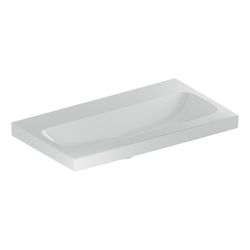Geberit iCon Light Waschtisch verkürzte Ausladung, Breite 75cm, Tiefe 42cm, ohne Hah... GEBERIT-501842008 4025410895288 (Abb. 1)