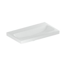 Geberit iCon Light Waschtisch verkürzte Ausladung, Breite 75cm, Tiefe 42cm, ohne Hah... GEBERIT-501842008 4025410895288 (Abb. 1)