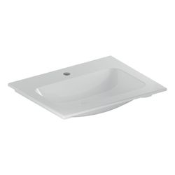 Geberit iCon Möbelwaschtisch, Breite 60cm, Tiefe 48cm, Hahnloch mittig, ohne Überlau... GEBERIT-501843001 4025410895295 (Abb. 1)