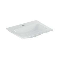 Geberit iCon Möbelwaschtisch, Breite 60cm, Tiefe 48cm, Hahnloch mittig, ohne Überlau... GEBERIT-501843001 4025410895295 (Abb. 1)