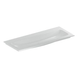 Geberit iCon Möbelwaschtisch 120x48cm ohne Hahnlöcher, ohne Überlauf, Weiß... GEBERIT-501846003 4025410895431 (Abb. 1)
