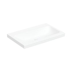 Geberit iCon Light Aufsatzwaschtisch, Breite 75cm, Tiefe 48cm, ohne Hahnloch, ohne Ü... GEBERIT-501848008 4025410895608 (Abb. 1)