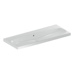 Geberit Acanto Waschtisch, Breite 120cm, Tiefe 48,2cm, ohne Hahnloch, Überlauf sicht... GEBERIT-501880004 4025410895646 (Abb. 1)