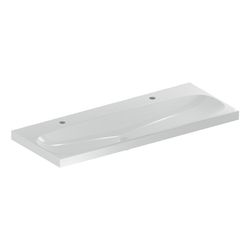 Geberit Acanto Waschtisch, Breite 120cm, Tiefe 48,2cm, Hahnloch links, rechts, ohne ... GEBERIT-501880005 4025410895653 (Abb. 1)