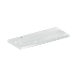 Geberit Acanto Waschtisch, Breite 120cm, Tiefe 48,2cm, Hahnloch links, rechts, ohne ... GEBERIT-501880005 4025410895653 (Abb. 1)