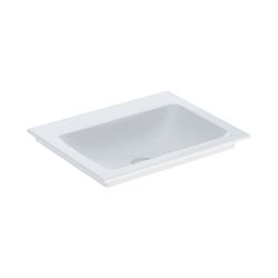 Geberit ONE Möbelwaschtisch Abgang vertikal, Breite 60cm, Tiefe 48cm, ohne Hahnloch,... GEBERIT-505011011 4025410953568 (Abb. 1)
