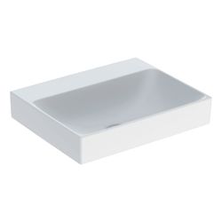 Geberit ONE Aufsatzwaschtisch rechteckig, Abgang vertikal, B 50cm, Tiefe 40cm, ohne ... GEBERIT-505031016 4025410953766 (Abb. 1)