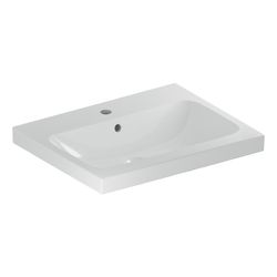Geberit iCon Light Waschtisch, Breite 60cm, Tiefe 48cm, Hahnloch mittig, Überlauf si... GEBERIT-501834002 4025410894588 (Abb. 1)